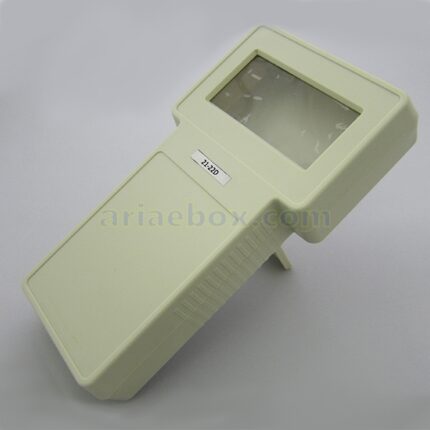 نمای سه بعدی باکس دستی کنترلی نمایشگردار 3.8 اینچ 21-22 سفید