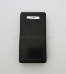 نمای سه بعدی باکس دستی پلاستیکی با محفظه باتری 21-18D Black