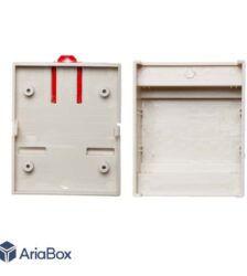 باکس پلاستیکی ریلی تجهیزات الکترونیکی ABR105-A1 با ابعاد 59×88×72 میلی متر