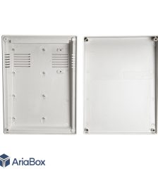 باکس رومیزی الکترونیکی شیبدار پلاستیکی 15-37 با ابعاد 64×180×240 میلی متر