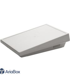 باکس رومیزی الکترونیکی شیبدار پلاستیکی 15-37 با ابعاد 64×180×240 میلی متر