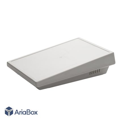 باکس رومیزی الکترونیکی شیبدار پلاستیکی 15-37 با ابعاد 64×180×240 میلی متر
