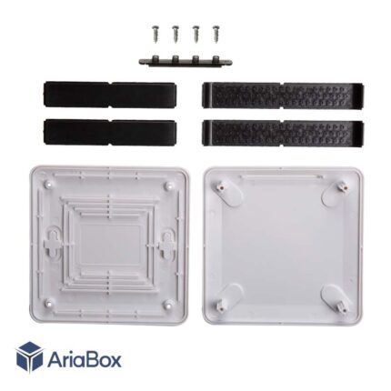 جعبه پلاستیکی مودم تجهیزات شبکه ABN106-A1 با ابعاد 30×120×120 میلی متر