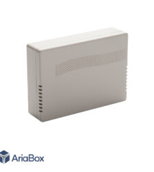 باکس رومیزی پلاستیکی تجهیزات الکترونیکی مدل ABD109-A1 با ابعاد 35×98×138 میلی متر