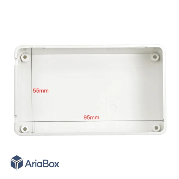 باکس پلاستیکی الکترونیکی رومیزی مدل ABD116 با ابعاد 25×60×100 میلی متر