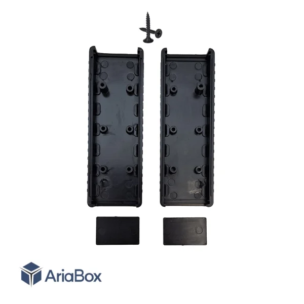باکس رومیزی پلاستیکی تجهیزات الکترونیکی مدل ABD135-A با ابعاد 25.8×38×114 میلی متر