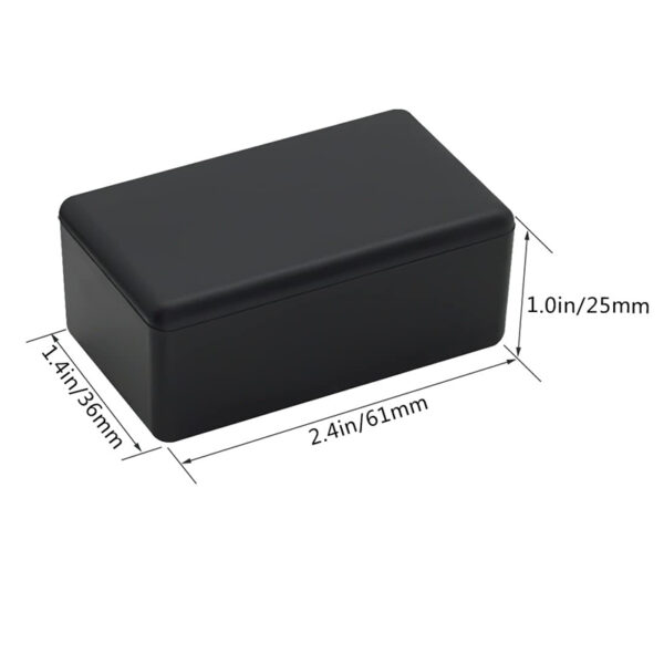 باکس پلاستیکی الکترونیکی رومیزی مدل ABD115-A2 با ابعاد 25×36×61 میلی متر