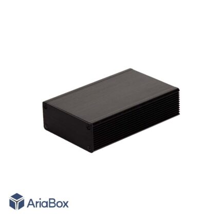 جعبه رومیزی آلیاژ آلومینیومی الکترونیکی ABL404-A2 با ابعاد 27×66×100 میلی متر