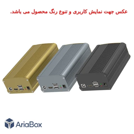 جعبه آلومینیومی شاسی تقویت کننده ABL413-A1/L120 با ابعاد 55×95×120 میلی متر