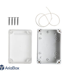 جعبه رومیزی ضدآب پلاستیکی شفاف ABW202-A1T با ابعاد 50×68×100 میلی متر