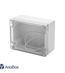 جعبه ضدآب شفاف تجهیزات الکترونیکی ABW203-A1T با ابعاد 55×90×115 میلی متر