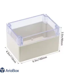 جعبه ضدآب توزیع اتصالات الکترونیکی ABW206-A1T با ابعاد 90×110×160 میلی متر