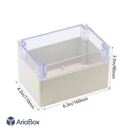 جعبه ضدآب توزیع اتصالات الکترونیکی ABW206-A1T با ابعاد 90×110×160 میلی متر