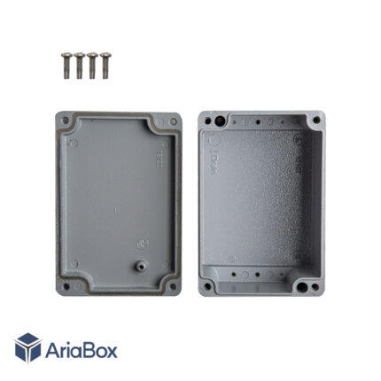 جعبه ضدآب آلومینیومی الکترونیکی AW601-A1 با ابعاد 75×102×150 میلی متر