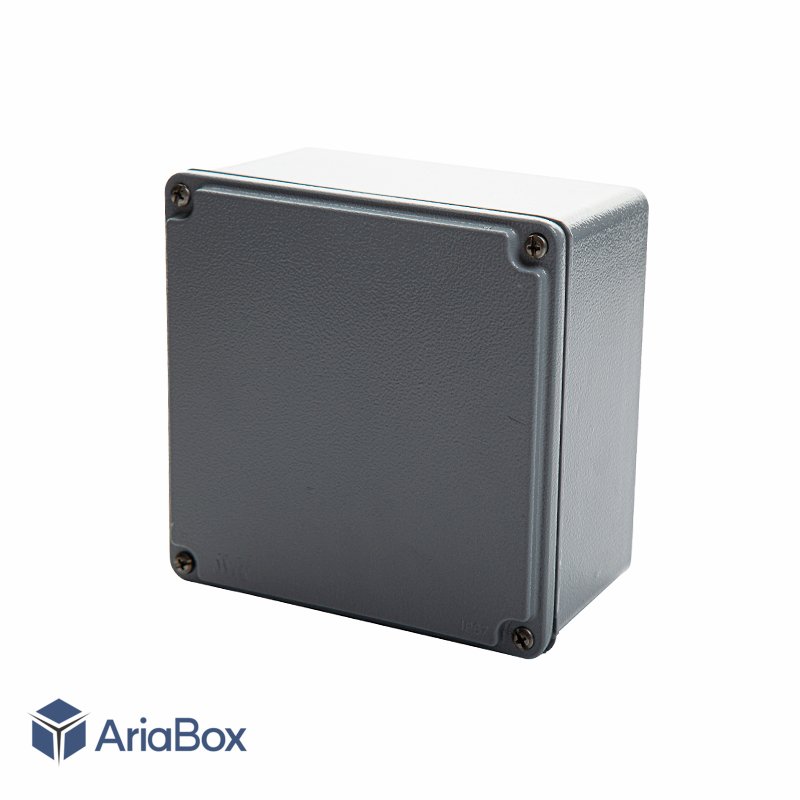 AW602 جعبه آلومینیومی ضدآب تجهیزات الکترونیکی AW602-A1 با ابعاد 91×132×132 میلی متر