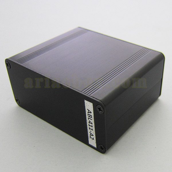 نمای سه بعدی جعبه آلومینیومی برد الکترونیکی ABL411-A2