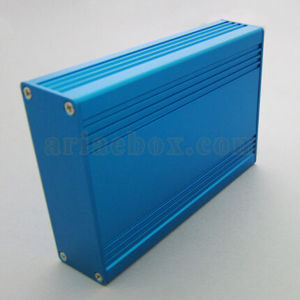 نمای جانبی جعبه آلومینیومی محافظ تجهیزات الکترونیکی ABL409-B