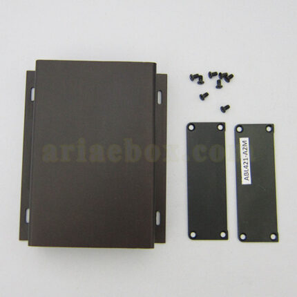 نمای روبروی جعبه آلومینیومی تجهیزات الکترونیکی abl421-a2m