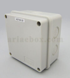 نمای سه بعدی جعبه تقسیم ضدآب تجهیزات الکترونیکی AGT10-10
