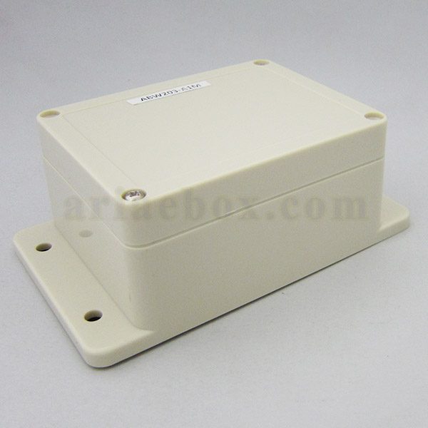 نمای سه بعدی باکس گوشواره دار ضدآب تجهیزات الکترونیکی ABW203-A1M