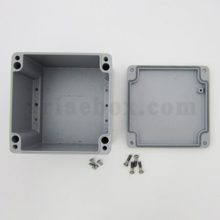 نمای داخلی جعبه ضدآب آلومینیومی تجهیزات الکترونیکی AW602-A1