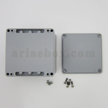 نمای بیرونی جعبه ضدآب آلومینیومی تجهیزات الکترونیکی AW602-A1