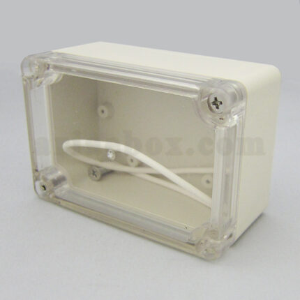 نمای سه بعدی باکس رومیزی ضدآب شفاف ABW202-A1T