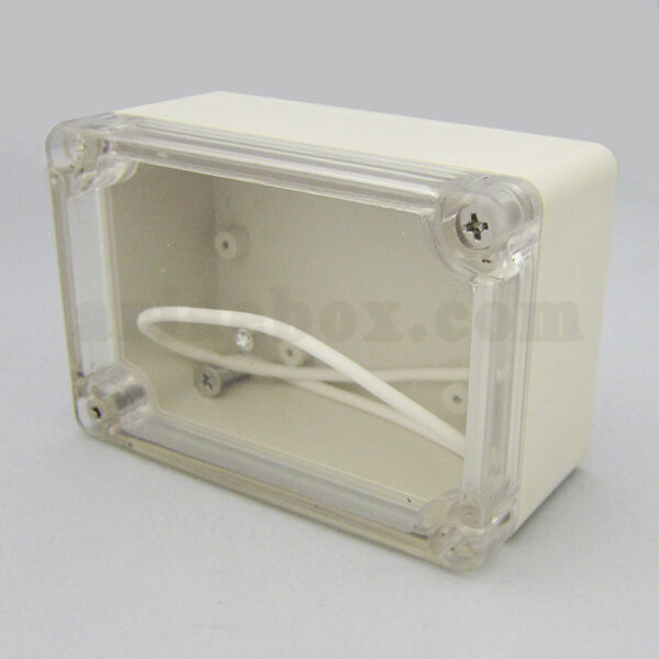 نمای سه بعدی باکس رومیزی ضدآب شفاف ABW202-A1T
