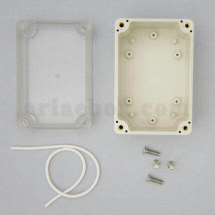 نمای داخلی جعبه رومیزی ضدآب پلاستیکی شفاف ABW202-A1T