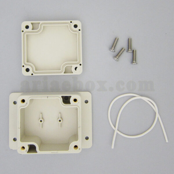 نمای داخلی جعبه کوچک دیواری ضدآب تجهیزات الکترونیکی ABW225-A1M