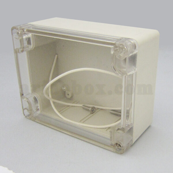 نمای سه بعدی جعبه ضدآب شفاف تجهیزات الکترونیکی ABW203-A1T