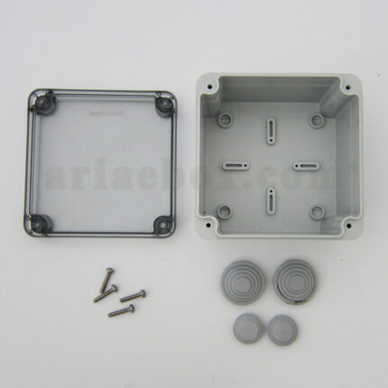 نمای داخلی جعبه تقسیم ضدآب شفاف الکترونیکی AGT 11-11 T