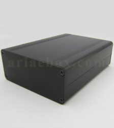 نمای سه بعدی جعبه رومیزی آلومینیومی برد الکترونیکی ABL412-A2