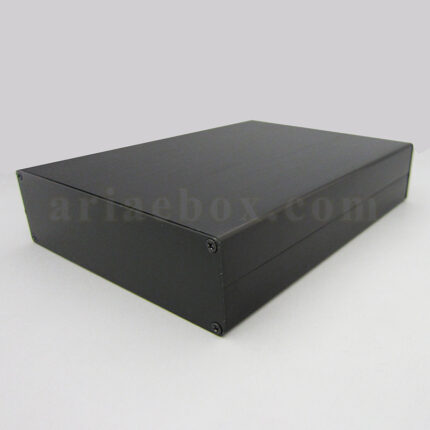 نمای سه بعدی جعبه رومیزی آلومینیومی تجهیزات ابزاردقیق ABL438-A2