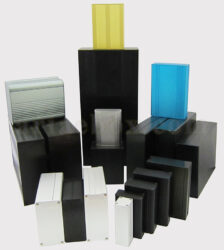 نمای سه بعدی جعبه های رومیزی آلومینیومی