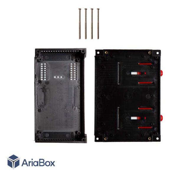 باکس پلاستیکی ریلی کنترل صنعتی ABR101-A2 با ابعاد 60×110×155 میلی متر