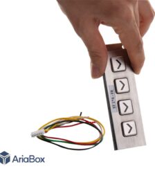 کیپد استیل 4×1 جهتدار مدل ST 1×4-FR با ابعاد 33×120 میلی متر