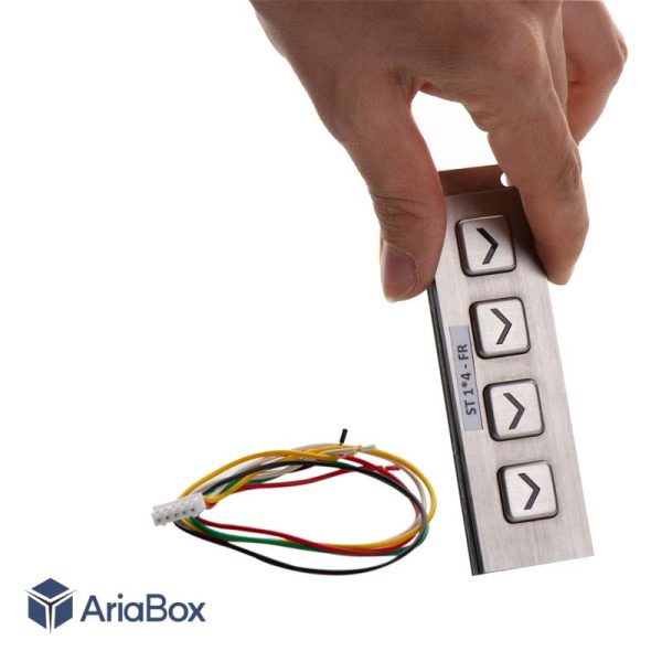 کیپد استیل 4×1 جهتدار مدل ST 1×4-FR با ابعاد 33×120 میلی متر