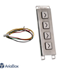 کیپد استیل 4×1 جهتدار مدل ST 1×4-FR با ابعاد 33×120 میلی متر
