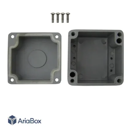جعبه ضدآب آلومینیوم دایکست AW608-A1/H73 با ابعاد 73×82×82 میلی متر