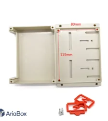باکس صنعتی تجهیزات PLC ریلی ABR104-A1 با ابعاد 40×90×145 میلی متر