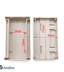 باکس پلاستیکی ریلی استاندارد ABR135-A با ابعاد 56×95×160 میلی متر