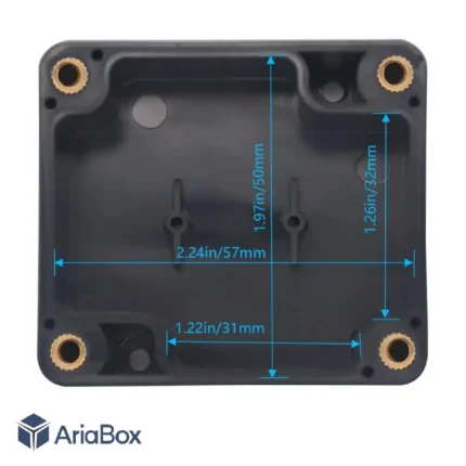 جعبه رومیزی ضدآب تجهیزات الکترونیکی ABW225-A با ابعاد 35×58×65 میلی متر
