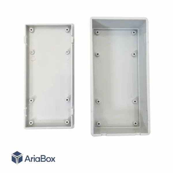 باکس رومیزی پلاستیکی ایرانی مدل ABD172 IR با ابعاد 32×57×120 میلی متر