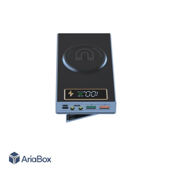 قاب ماژول (بدون باتری) پاوربانک وایرلس فست شارژ مدل PWB26 ظرفیت 16000 mAh