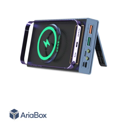 قاب ماژول (بدون باتری) پاوربانک وایرلس فست شارژ مدل PWB26 ظرفیت 16000 mAh