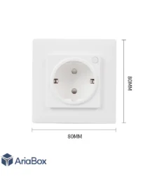 جعبه سوکت هوشمند استاندارد اروپا مدل Socket6-A1 با ابعاد 50×80×80 میلی متر