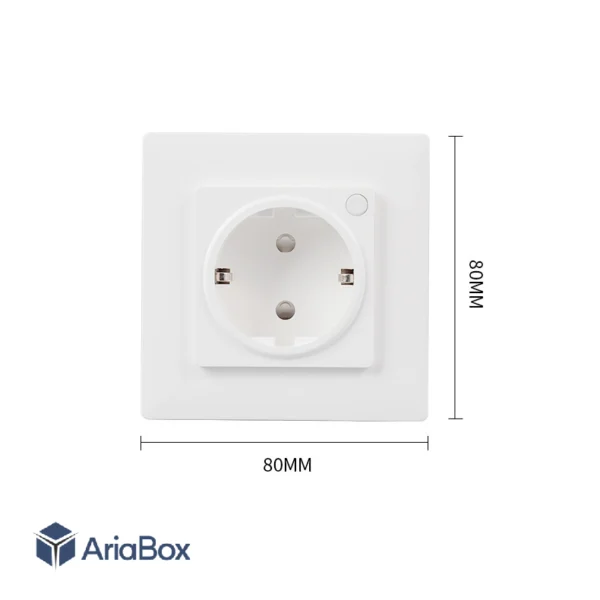 جعبه سوکت هوشمند استاندارد اروپا مدل Socket6-A1 با ابعاد 50×80×80 میلی متر