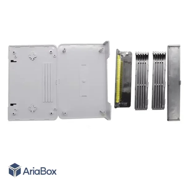 باکس الکترونیکی ارتباطات مخابراتی ABN121-A1 با ابعاد 32×120×180 میلی متر