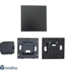 باکس کلید هوشمند مکانیکی یک پل مشکی مدل S914-A2P1 با ابعاد 40×86×86 میلی متر